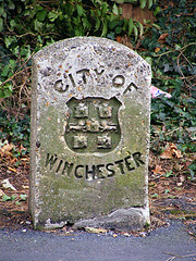 The stone at the boundary of the city of Winchester