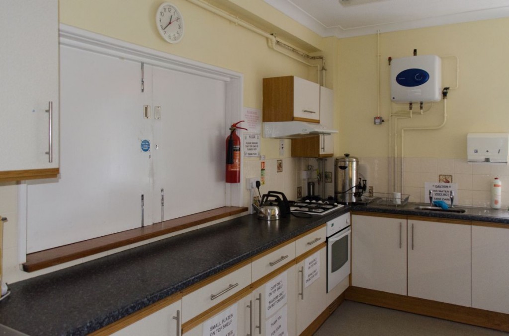 The kitchen at the Badger Farm Community Centre