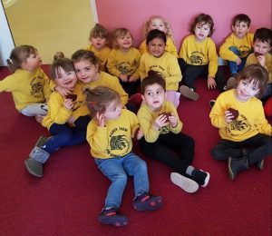 Children from Badger Farm Pre-School