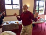 Stanley Judd local resident and one of our "Baker Boys" at the Chatty Cafe enjoying himself as he always does!