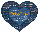 Thank you to all the people supporting us during Covid-19