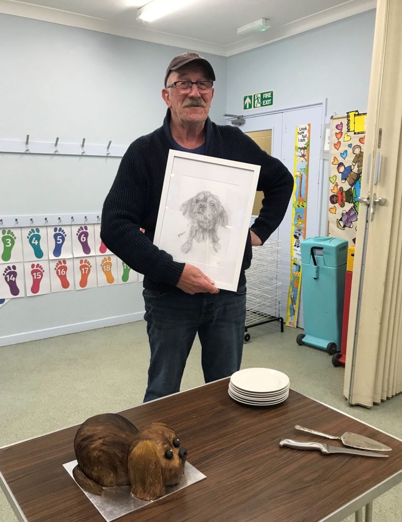 Merv celebrates 25 years at the Community Centre