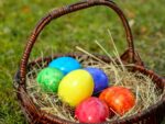 Easter Eggs in a basket
