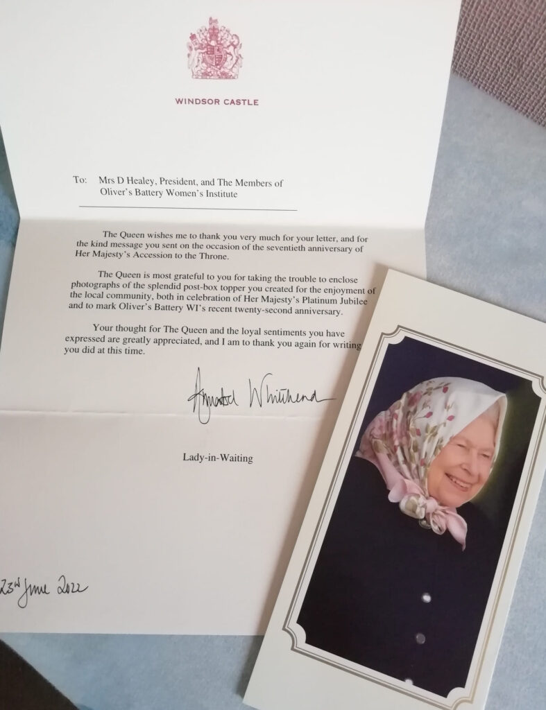 A letter from Her Majesty the Queen