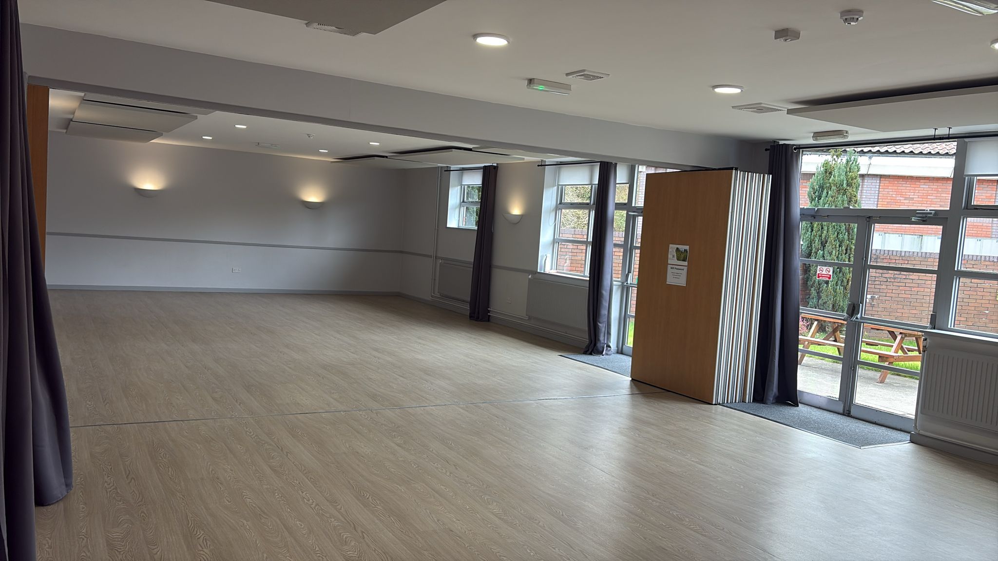 The Bushfield room at Badger Farm Community Centre