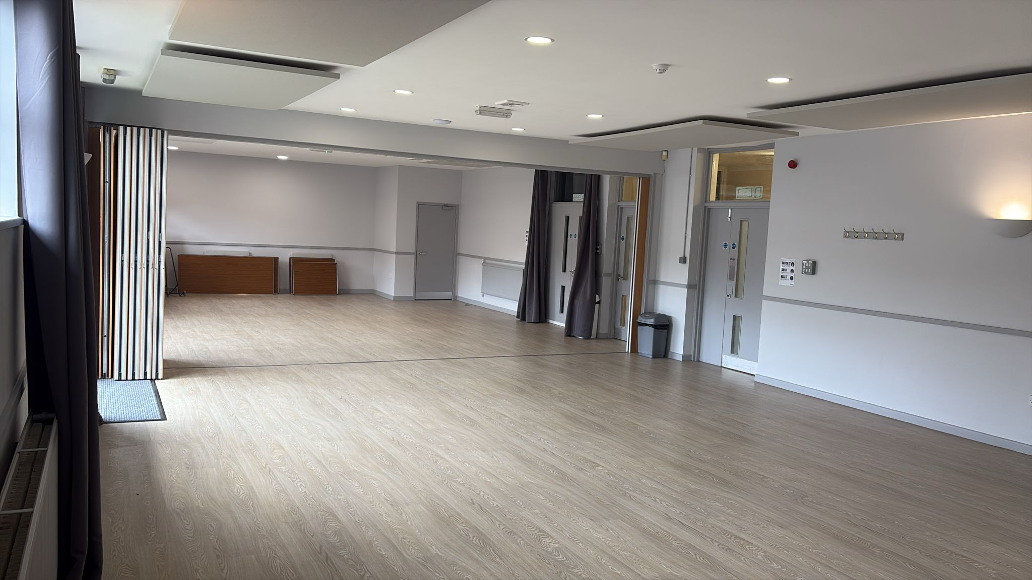 The newly refurbished Whiteshute room at Badger Farm Community Centre