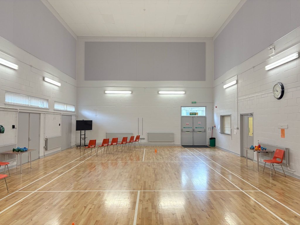 The newly refurbished Battery hall at Badger Farm Community Centre