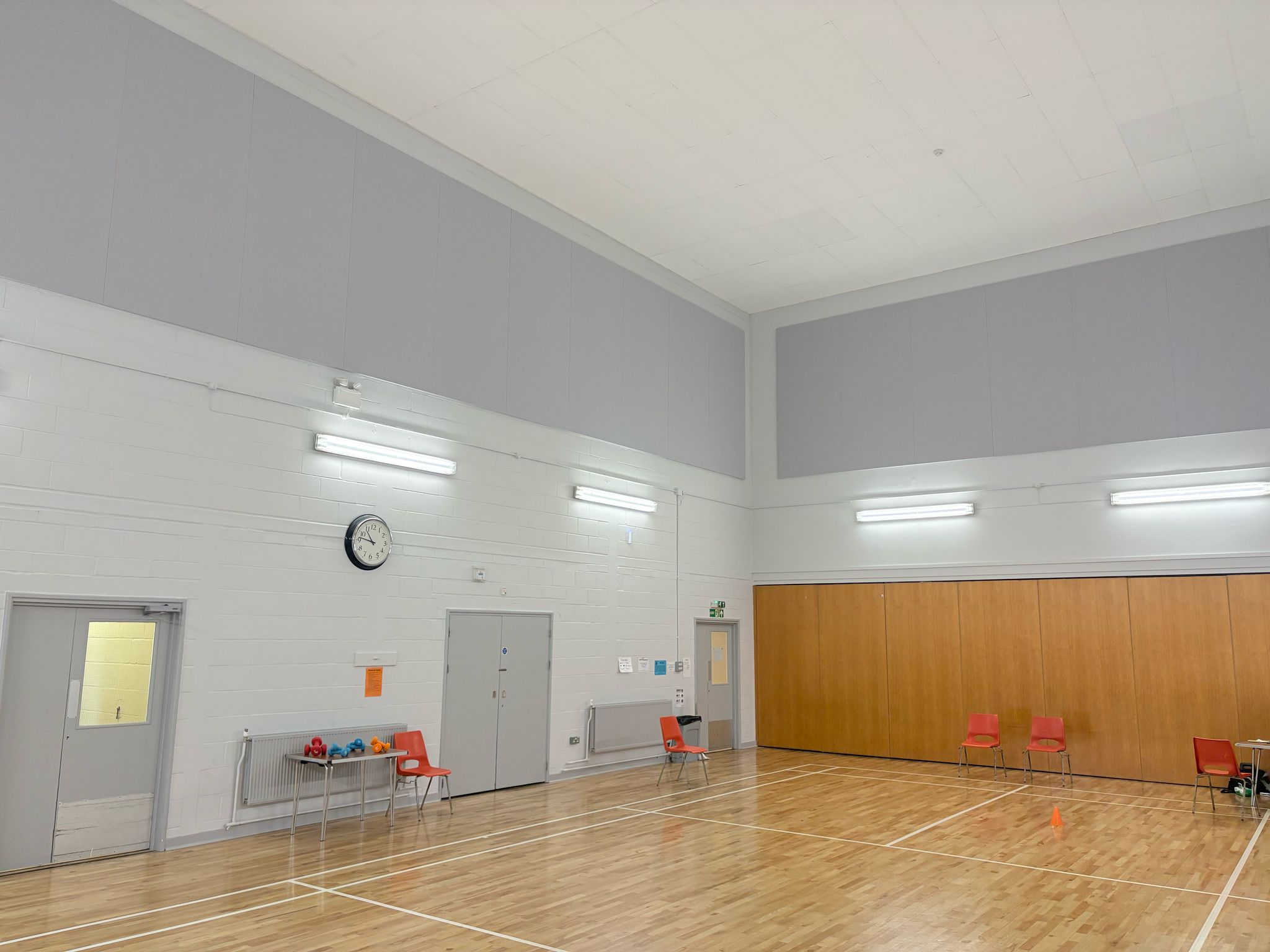The newly refurbished Battery hall at Badger Farm Community Centre
